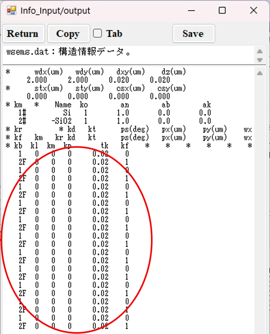 情報画面２