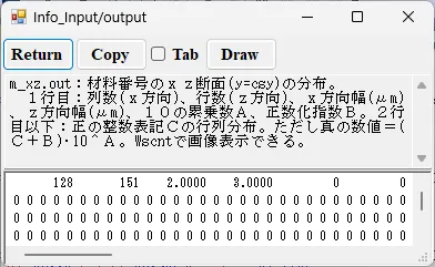 情報画面