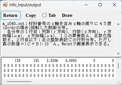 情報画面