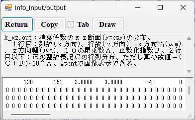 情報画面