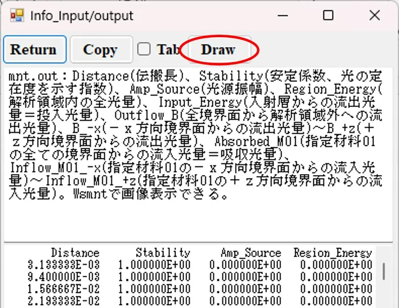 情報画面３