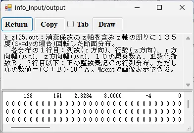 情報画面