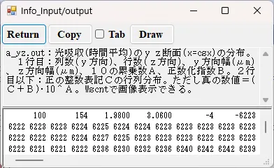 a_yz.outの情報画面